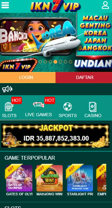 IKN7VIP Slot Garansi Kekalahan 100% Di Jamin Hoki Terus